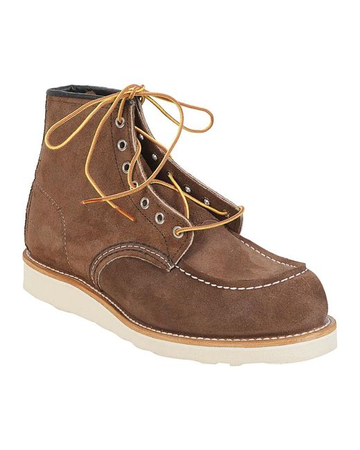 Red Wing Brown Lace-Up Boots for men