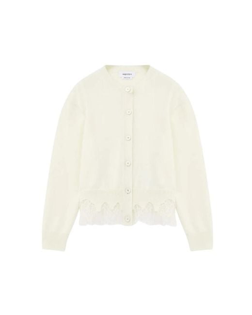 McQueen White Cardigans