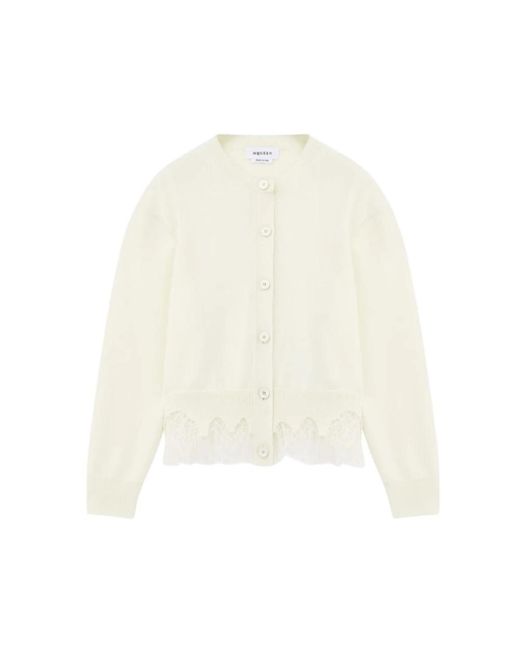 McQueen Truien & Vesten ,Stijlvolle Sweaters Collectie in het White