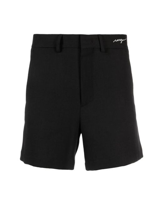MSGM Black Casual Shorts for men