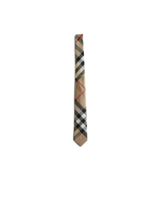 Ties di Burberry in Metallic da Uomo