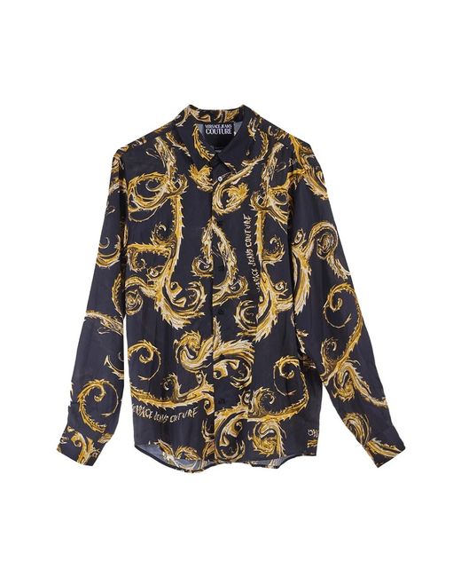 Versace Jeans Couture Blue Casual Shirts for men