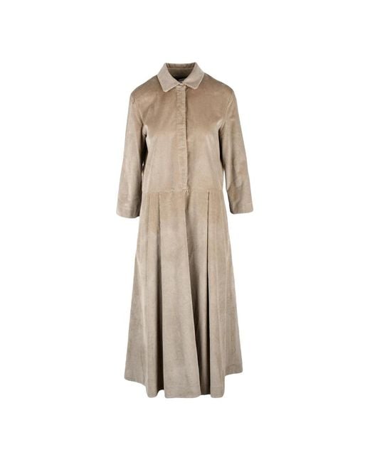 Max Mara Midi Dresses in het Natural
