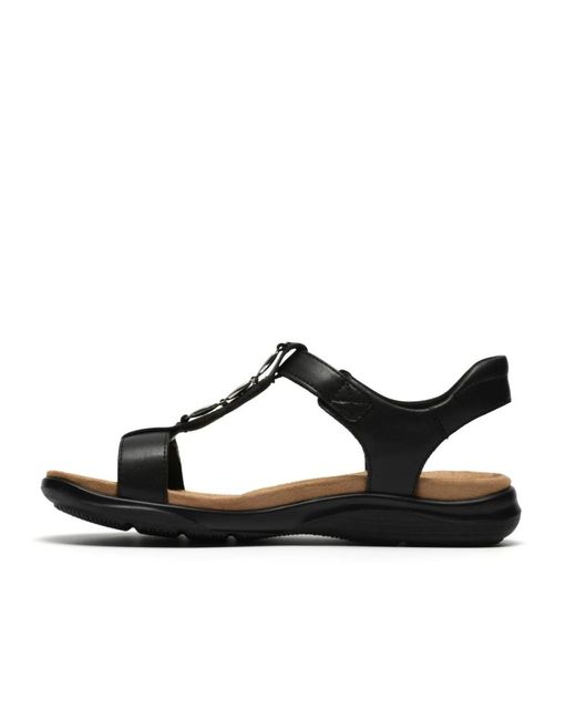 Clarks Black Kitly Gem