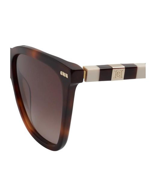 Carolina Herrera Brown Sunglasses