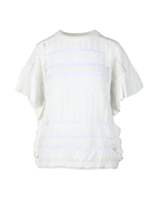 Blouses & shirts > blouses Ballantyne en coloris White