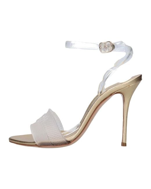 Casadei White High Heel Sandals