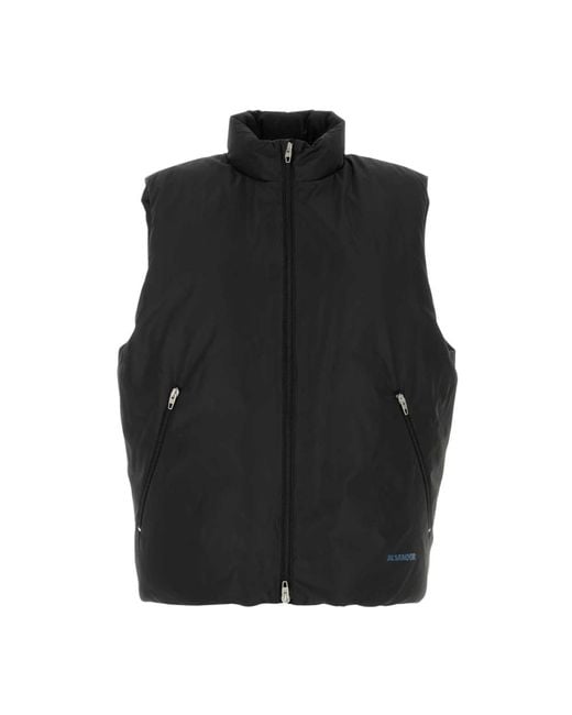 Jil Sander Black Waistcoats for men