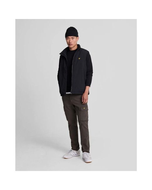 Lyle & Scott Green Slim-Fit Trousers for men
