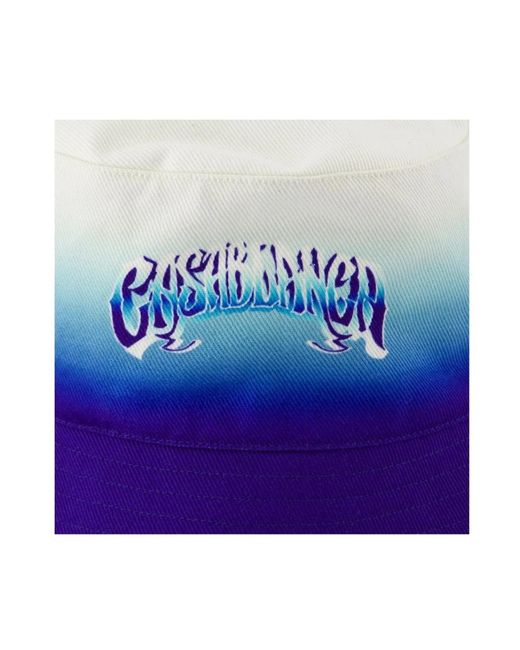 Casablanca Blue Logo Printed Bucket Hat