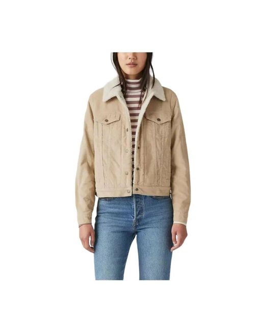 Levi's Blue Sherpa safari jacke levi's