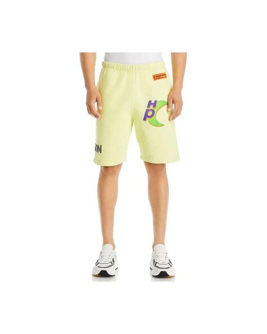 Heron Preston Yellow Casual Shorts for men