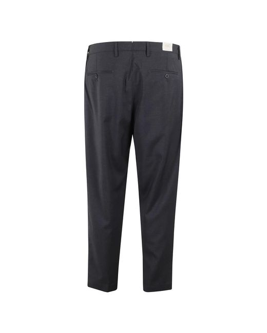 BRIGLIA Gray Slim-Fit Trousers for men