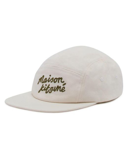 Maison Kitsuné Natural Caps for men