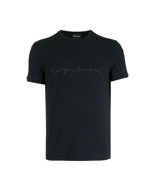 Giorgio Armani T-Shirts in Black für Herren