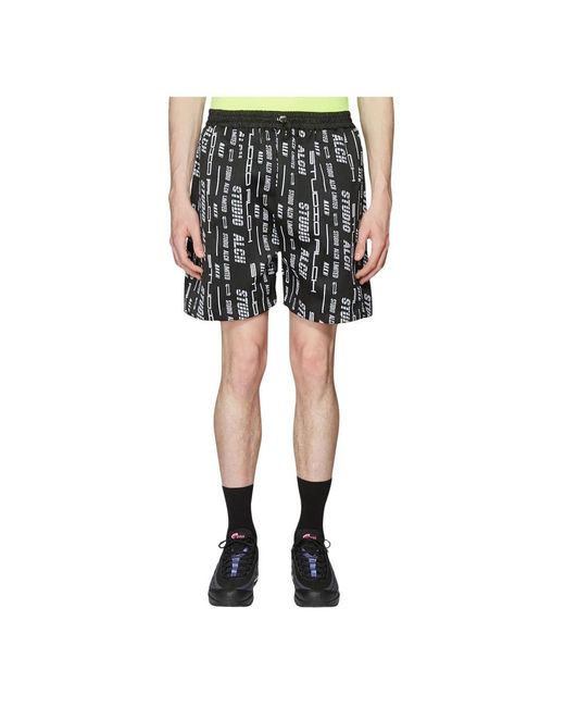 STUDIO ALCH Black Casual Shorts for men