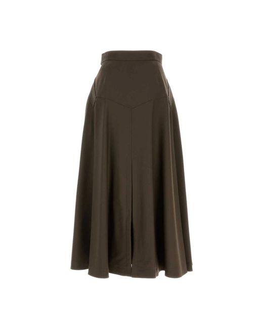 Burberry Brown Midi Skirts