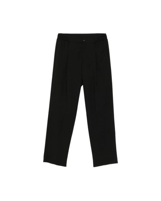 Tagliatore Black Suit Trousers for men