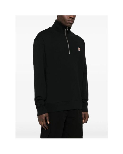 Maison Kitsuné Black Sweatshirts for men