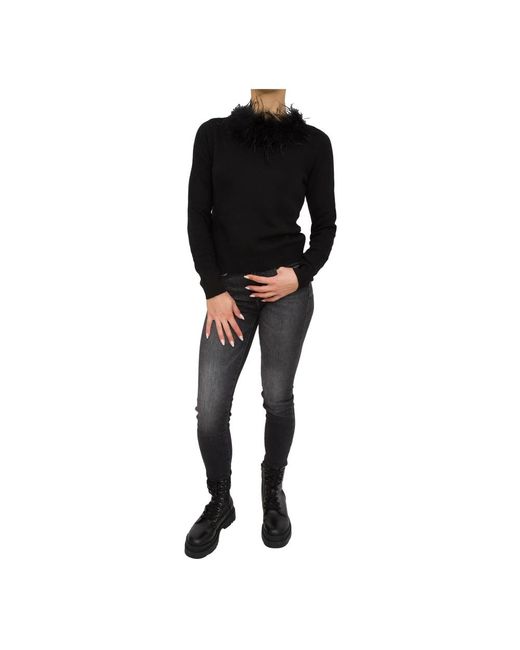 Twinset Black Round-Neck Knitwear
