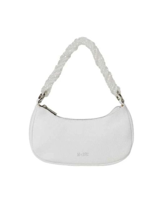 M★BRC White Shoulder Bags