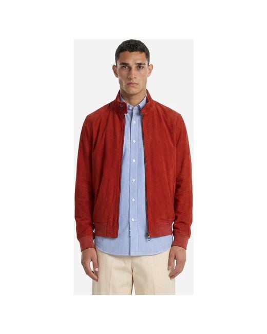 Bomber Jackets Stewart de hombre de color Red