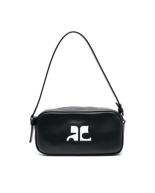 Courreges Black Shoulder Bags