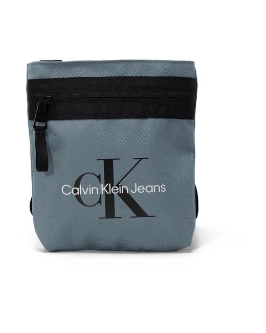 Calvin Klein Blue Shoulder Bags for men