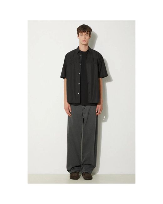 Undercover Shirt in het Black voor heren
