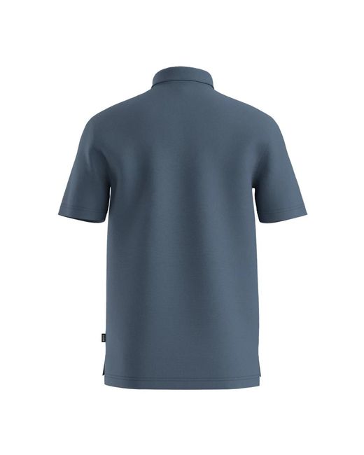 HUGO H-Press Polo in het Blue voor heren