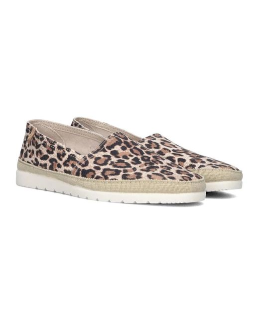 Verbenas Schoenen ,Leer Lichte Noa Espadrilles Voor in het White