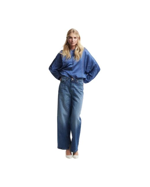 Kocca Straight Jeans in het Blue