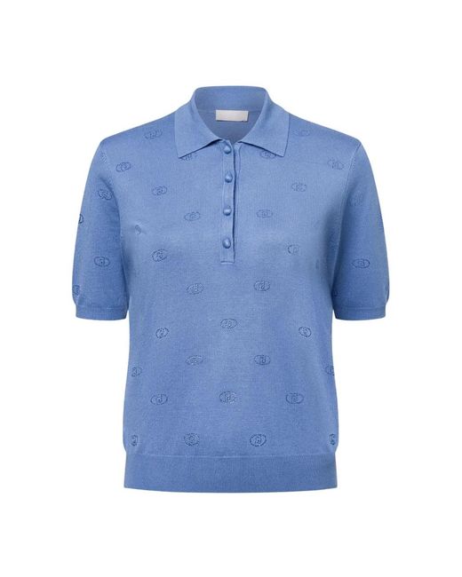 Liu Jo Blue Round-Neck Knitwear
