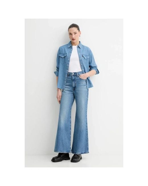 Flared Jeans Levi's en coloris Blue