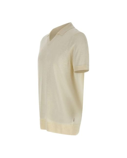 HUGO Natural V-Neck Knitwear for men