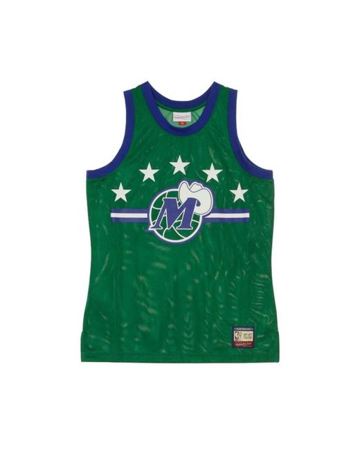 Mitchell & Ness Korb Top in Green für Herren