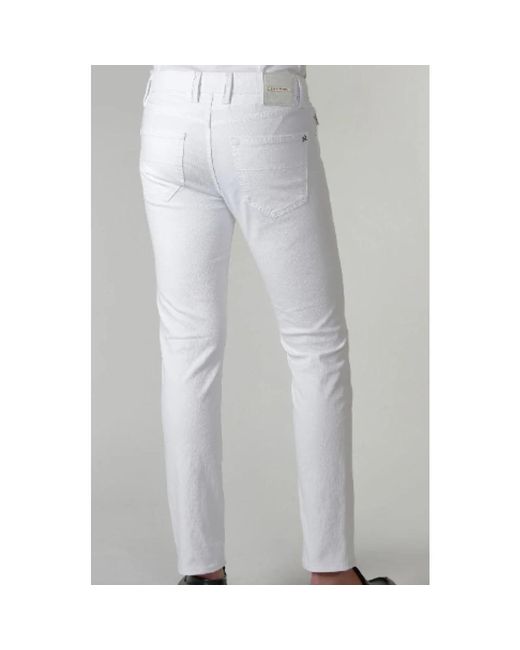 Tramarossa White Slim-Fit Jeans for men