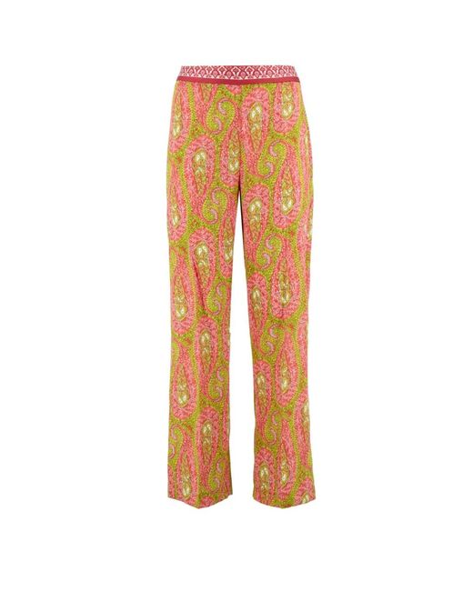 Etro Orange Wide Trousers