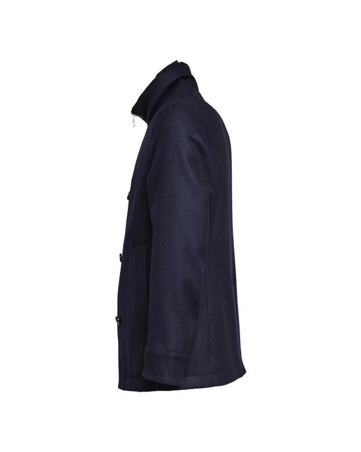 Montecore Blue Double-Breasted Coats for men