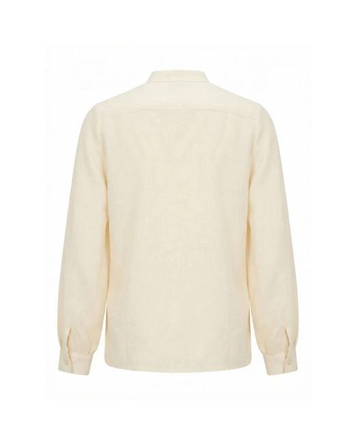 Kiton Overhemden ,Leer Camicia in het Natural