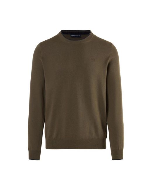 North Sails Green Round-Neck Knitwear for men