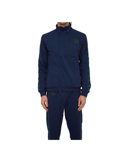 Bikkembergs Blue Zip-Throughs for men