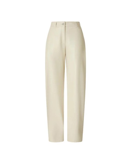 Pinko Natural Straight Trousers