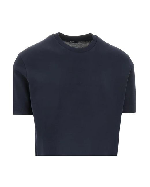 Herno Blue Round-Neck Knitwear for men