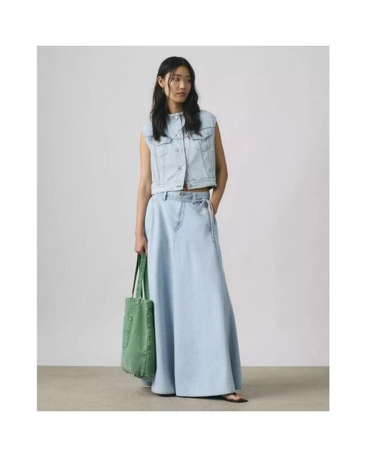 Levi's Midi Skirts in het Blue