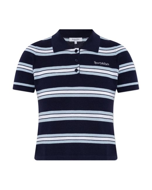 Polo Shirts Sporty & Rich en coloris Blue