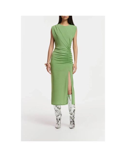 Essentiel Antwerp Green Midi Dresses