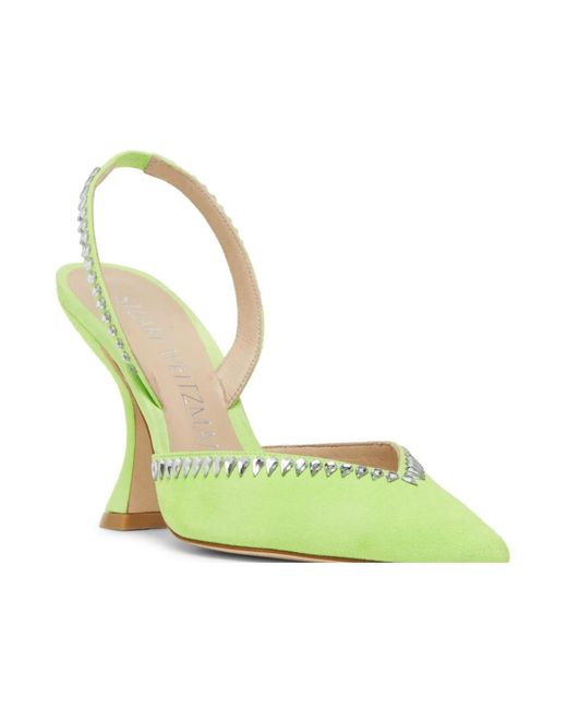 Stuart Weitzman Green Pumps