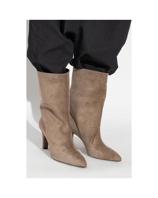 Paris Texas Brown Heeled Boots