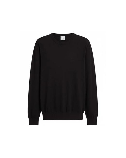 Aspesi Black Round-Neck Knitwear for men